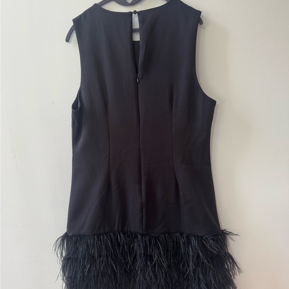 Sam Edelman Black Feathered Mini Dress - Picture 7 of 7